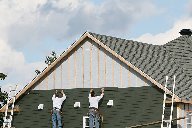 Professional Siding Repair technician working in Walhonding, OH